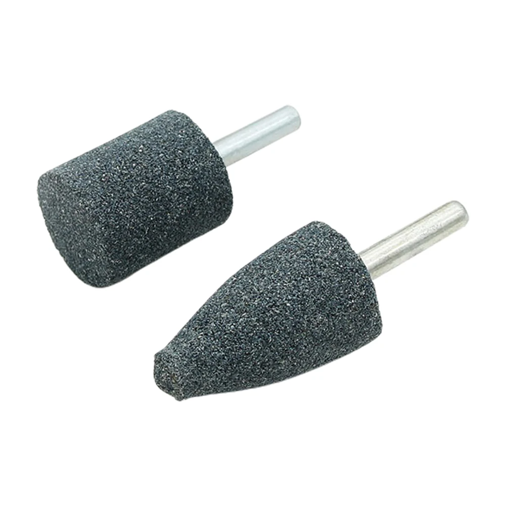 1set Grinding Heads 20mm 25mm 30mm 6mm Shank Abrasive Mounted Stone Cylindrical Rotary Tools