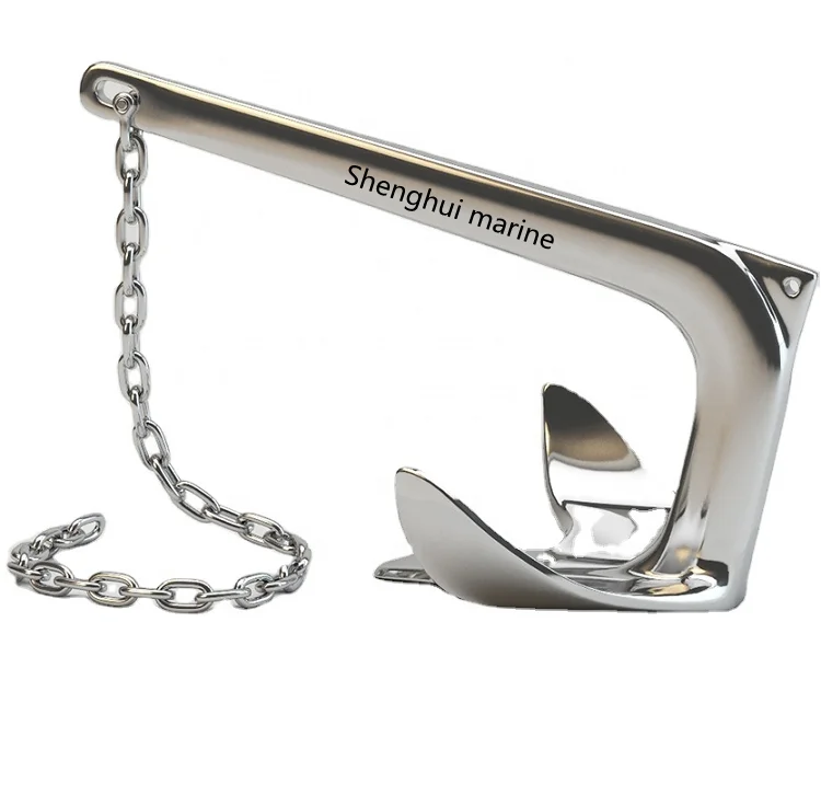 

Marine Hardware Stainless Steel Bruce Anchors 10Kg 15Kg 20Kg 30Kg Anchor Chain 10mm Shackle 12mm