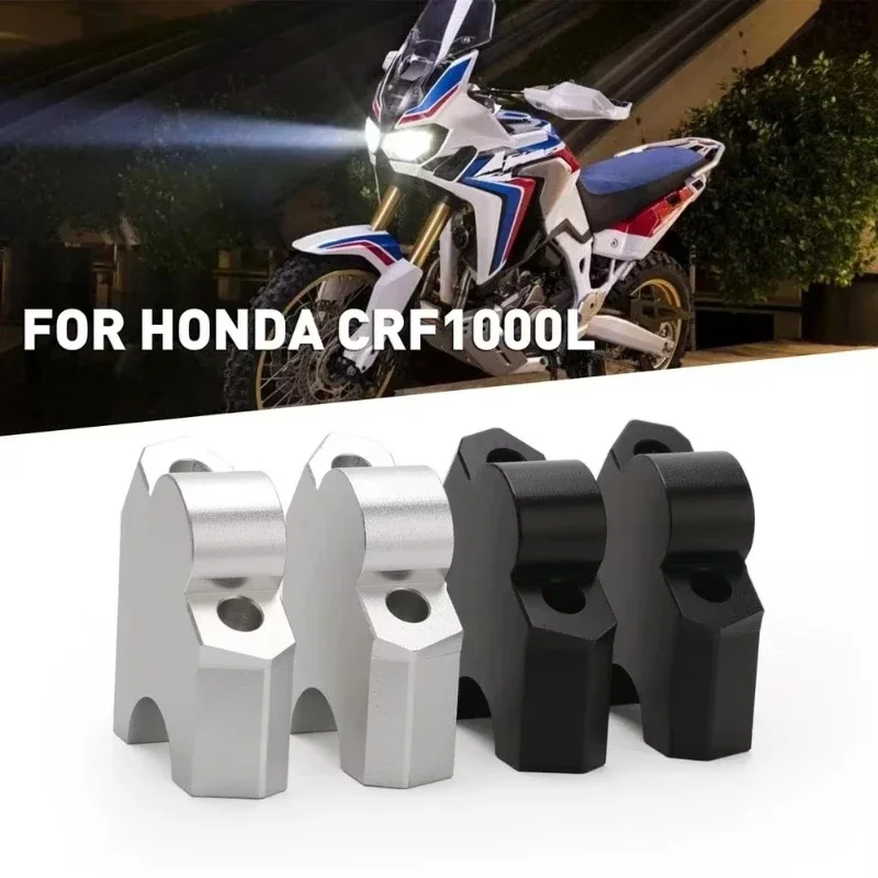 CRF1000L CRF 1000 L Africa Twin DCT 2016-2020 Motorcycle CNC Handlebar Riser Up Back Higher Extend Adapter Bracket Kit