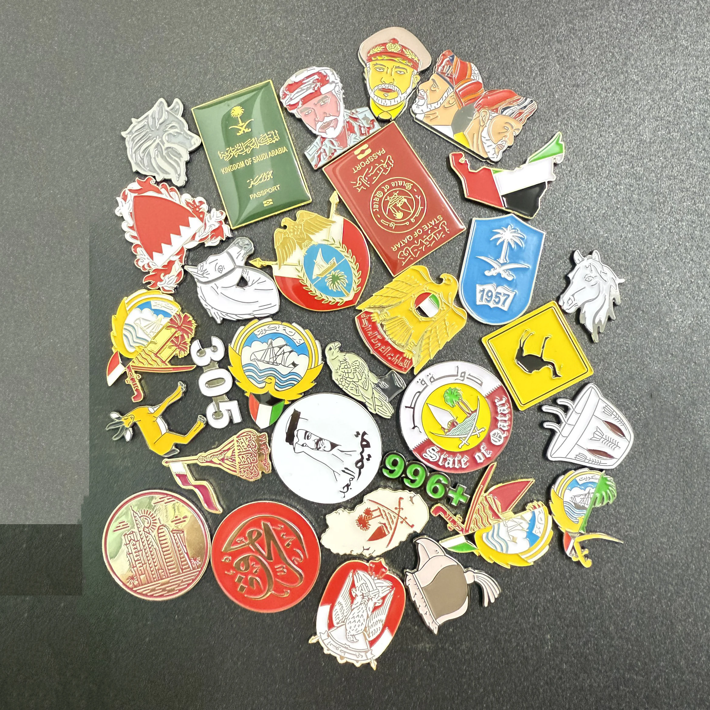 Mobile Phone 3M Sticker Badge Metal Pin Broooches Pins