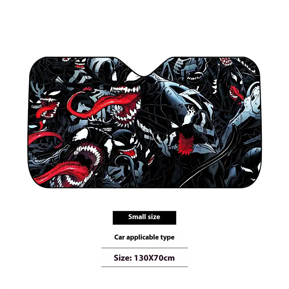 Classic V-venom-S Stylish And Trendy Windshield Sunshade, Car Windshield Cover, Car Sunshade Curtain, Car Sun Protection Cover