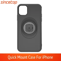 Quick Mount Case with Adapter for iphone 17 1 6 15 14 13 12 Pro XsMax 8 Plus 7  6 SE for sincetop Series C  Mount