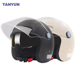 Open face motorcycle helmet unisex scooter helmet suitable for all seasons