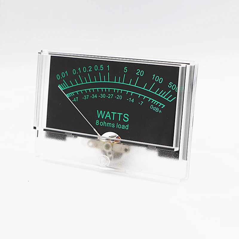 Carlosu 1 Pcs Mechanical VU Meter Pointer DB Power Meter Front Stage DC Power Amplifier Instrument for Audio Engineering - view 5