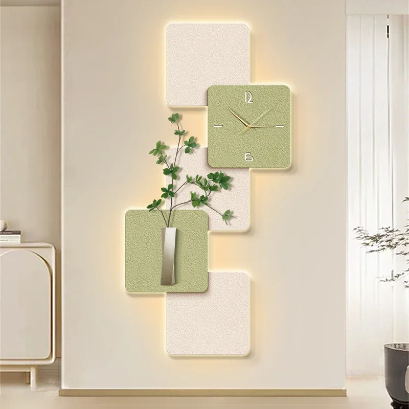 Luxury Simple Wall Watch Luxury Digital Art Modern Aesthetic Luminous Vintage Wall Watch Korean Bathroom Horloge Home Decor