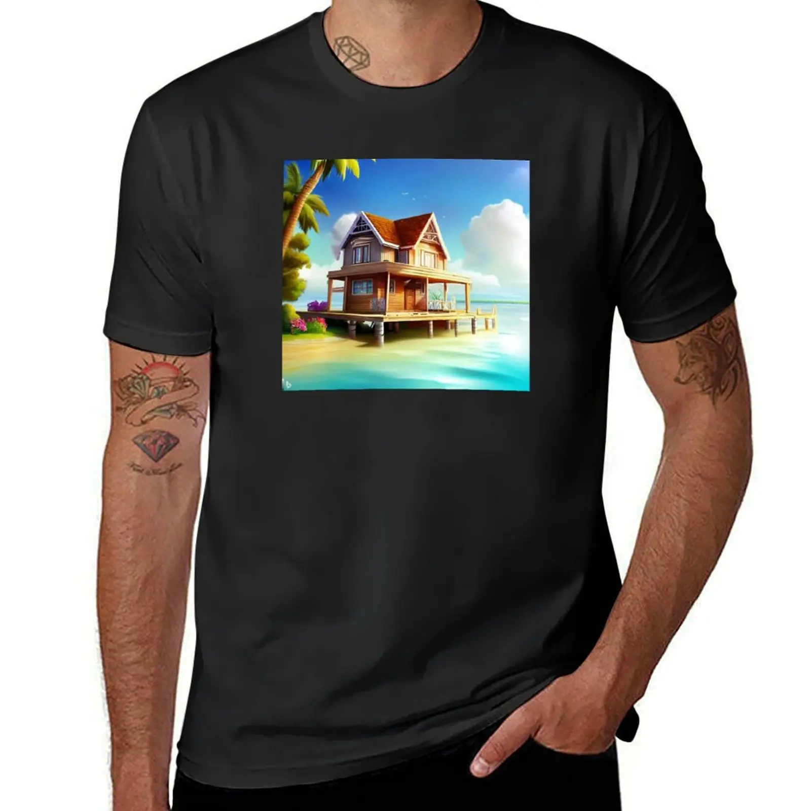 

Summer vibes T-Shirt plus sizes customs mens graphic t-shirts funny