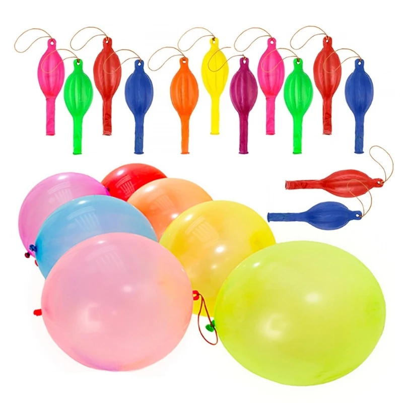 10/20/50pcs Punch Balloon with Rubber Bands Handle Punching Balloon Birthday Parties Favor For Kids, Parties