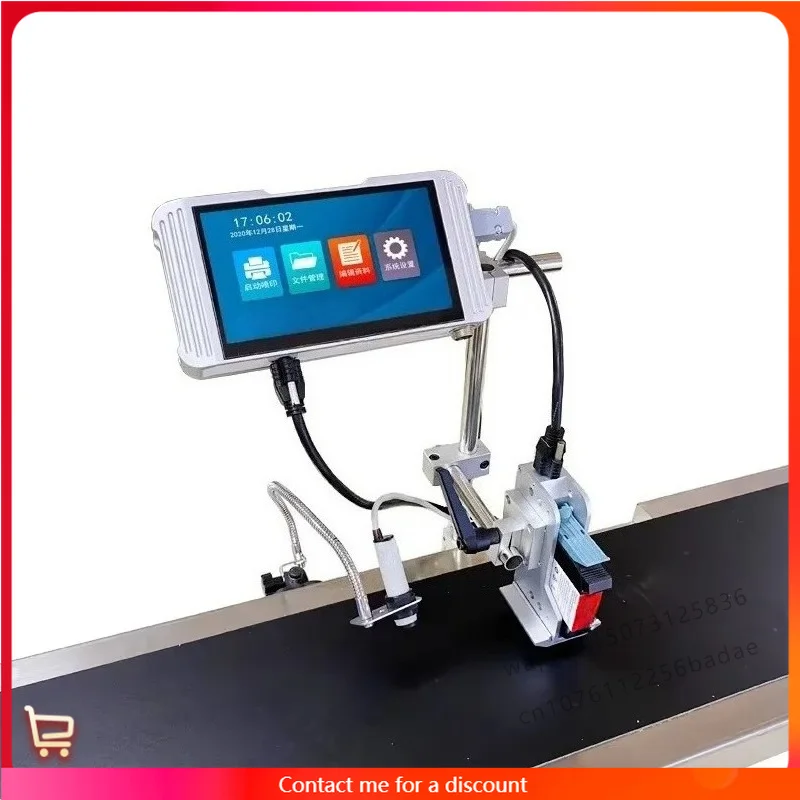 Printing Machine Coding Plastic Bottle Batch Inkjet Printer With Conveyor