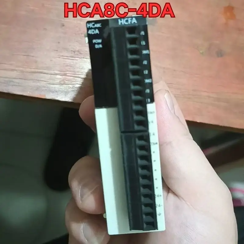Second-hand HCA8C-4DA  PLC module function test is normal The latest quotation in November 2025