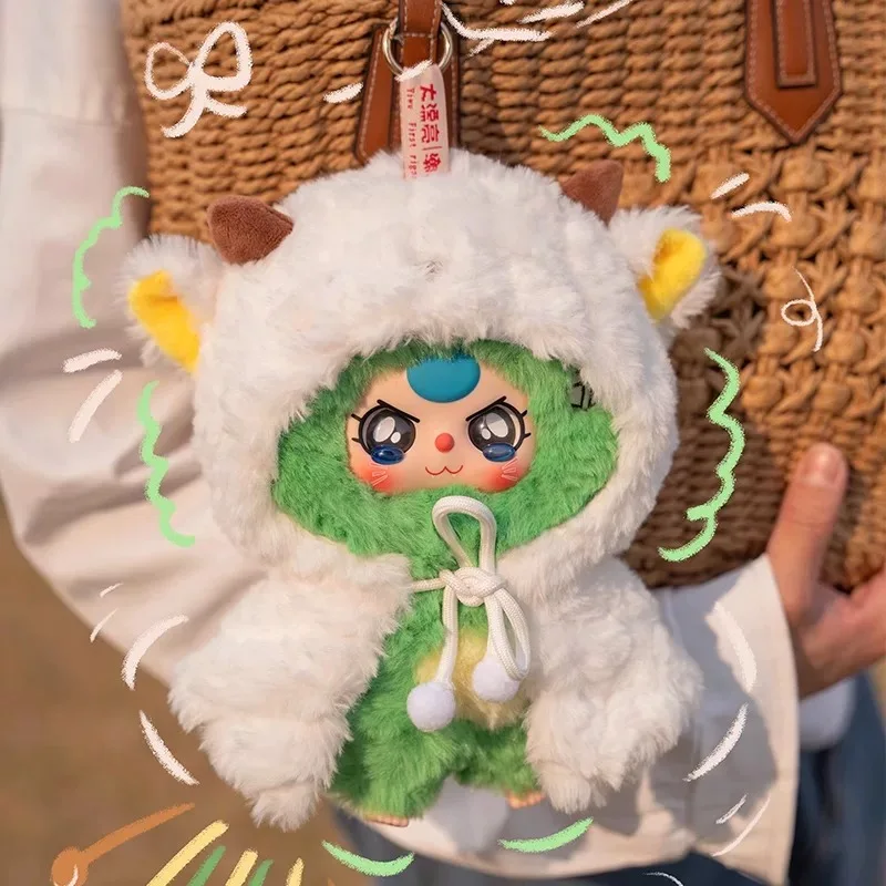 ホットな新作！本物のベイビースリー「I'm Not A Warrior」シリーズ ビニールフェイス ブラインドボックス 可愛いドール ペンダント バッグ おもちゃ トレンド ミステリーギフト