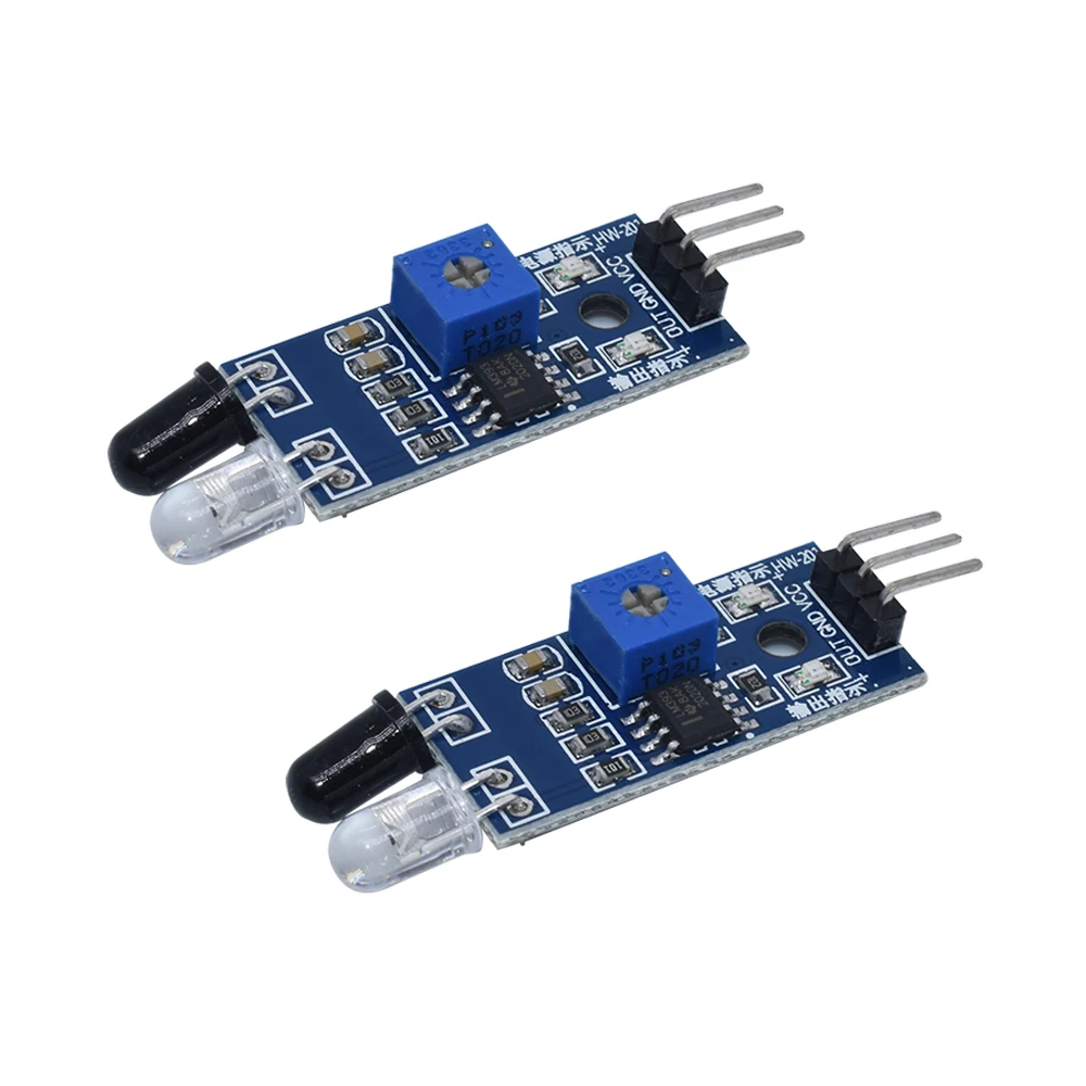 Picture 7: Smart Electronics New for Arduino Diy Smart Car Robot Reflective Photoelectric 3pin IR Infrared Obstacle Avoidance Sensor Module