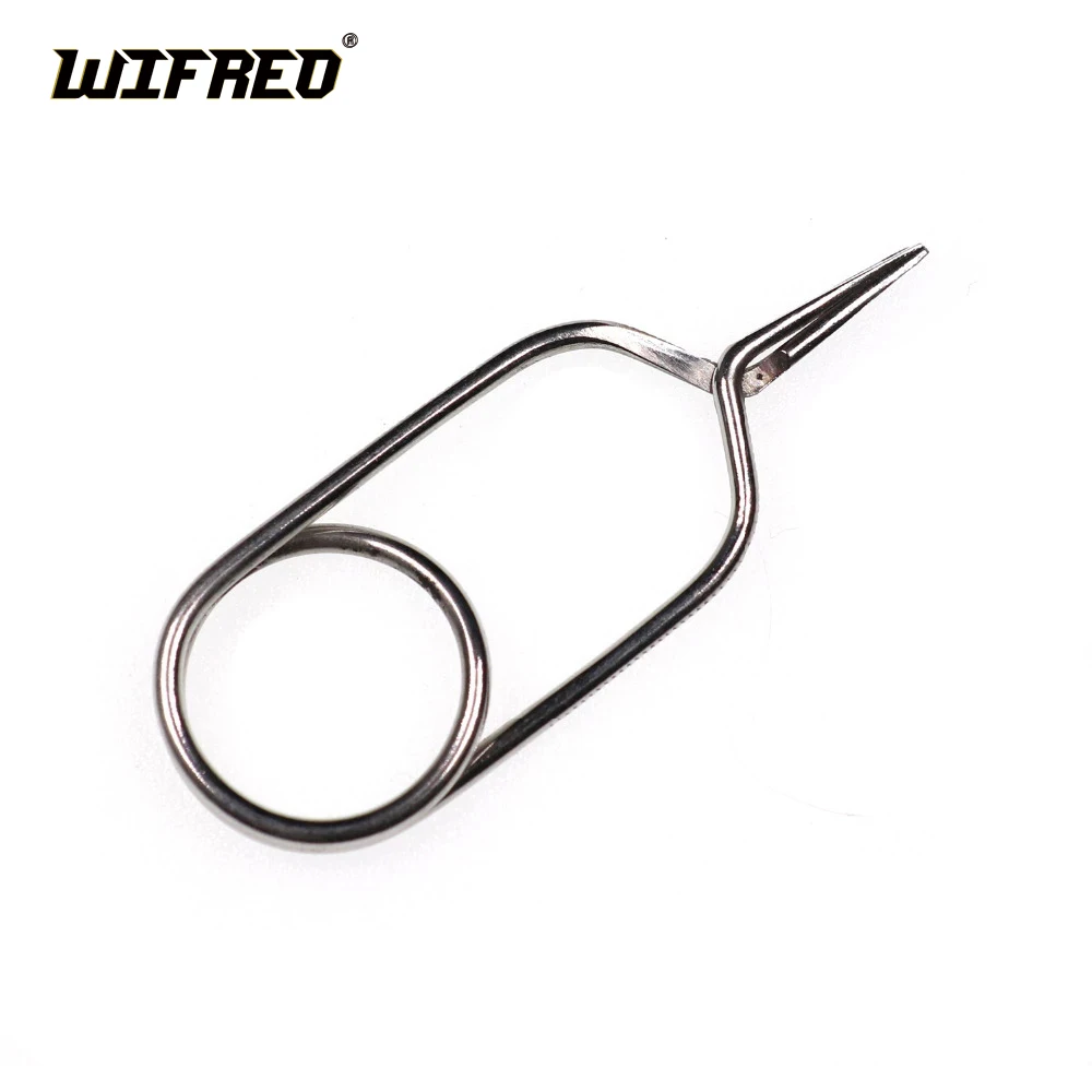 WIFREO S/M/L Fly Tying English style Tip Hackle Pliers Feather Clamping Wrapping Holder Clip Fly Fishing Tool