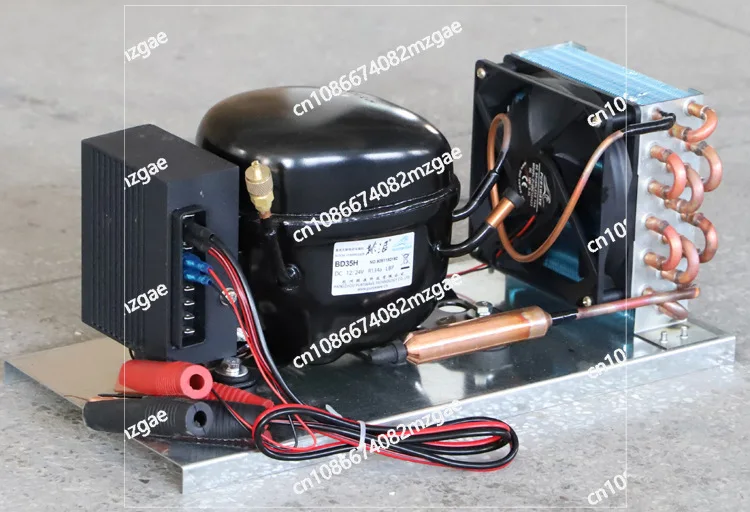 BD25HC Car Refrigerator Solar Freezer Marine Refrigerator DC 12V24V DC Compressor Condenser
