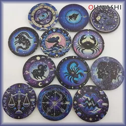 28.5mm watch dial Twelve constellations NH35 dial modification DIY Pattern printing suit for NH34/NH36/NH35 Automatic movement
