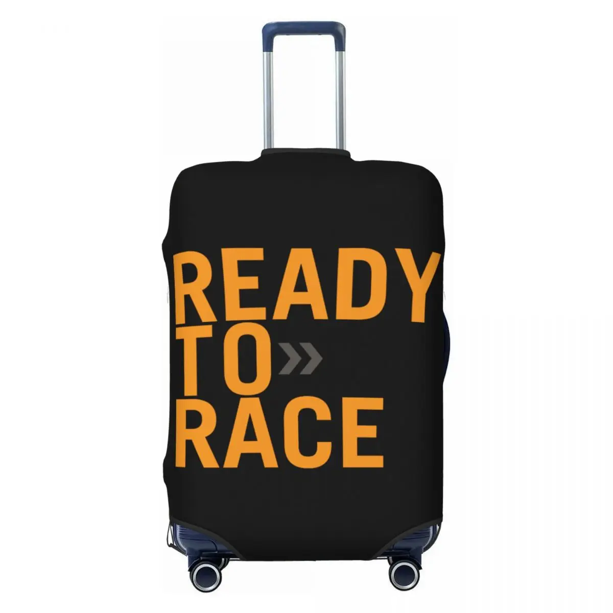 

Custom Ready To Race Suitcase Cover Elastic Motorcycle Rider Racing Sport Luggage Protective Covers for 18-32 inch