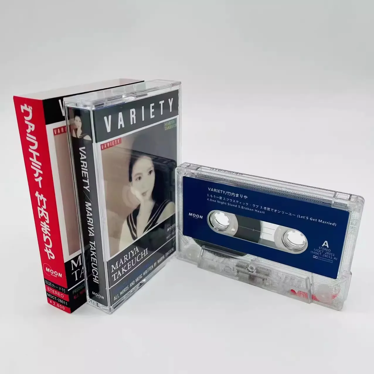 Vintage Mariya Takeuchi Music Cassettes VARIETY Album Magnetic Tape Cosplay Walkman Car Recorder Soundtracks Box Collection Gift