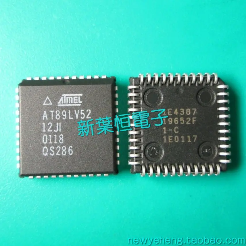 

Free shipping AT89LV52-12JC AT89LV52-12JU ATMEL 8IC 10PCS