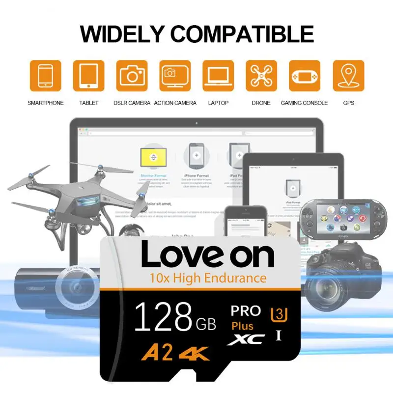 Original Micro TF SD Card 2TB High Speed 1TB TF SD Memory Card 64GB Mobile Phone Computer Camera Flash Memory Card For Lenovo