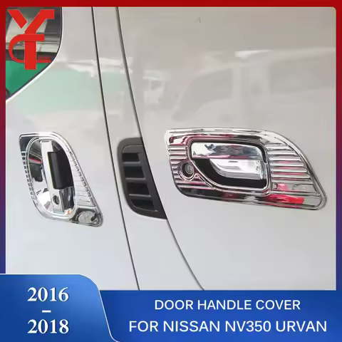 ABS Door Handle Cover For Nissan Urvan Caravan NV350 E26 2016 2017 2018 Accessories Exterior Plate Parts