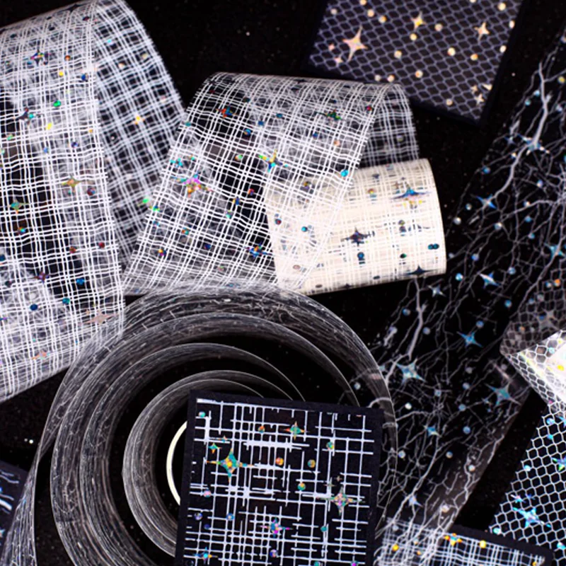 Малярная лента Mr. Paper Line Crack, 1 рулон, красочная лента со звездным небом, домашний справочник, мобильное украшение «сделай сам», подарки для друзей