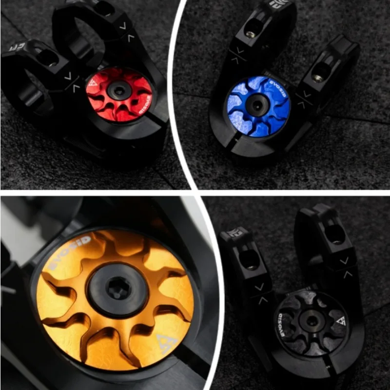 غطاء سماعة رأس للدراجة MTB Road Bike خفيف الوزن من سبائك الألومنيوم مع برغي لملحقات ركوب الدراجات بأنبوب رأس الشوكة #6