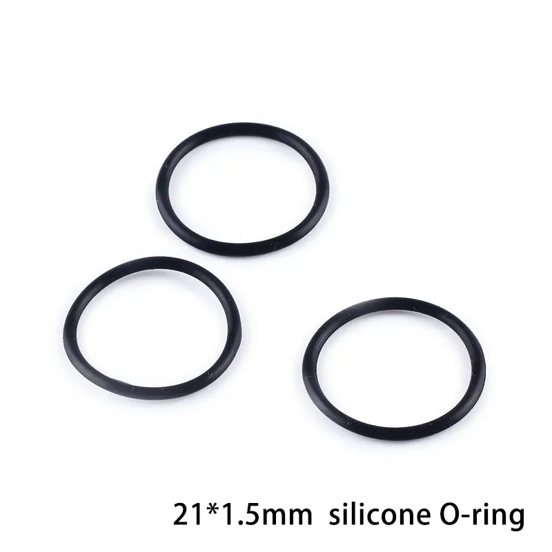 21*1.5mm Silicone O-ring for Thread of S2+ S2 S3 S6 S8 C8 C8+ Flashlight Black Green Red