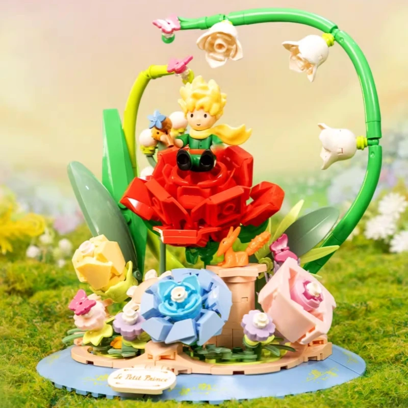 

Конструктор Pantasy: Серия «Маленький принц» — «История розы». Модель-головоломка «Вечный цветок». Настольное украшение. Подарок.