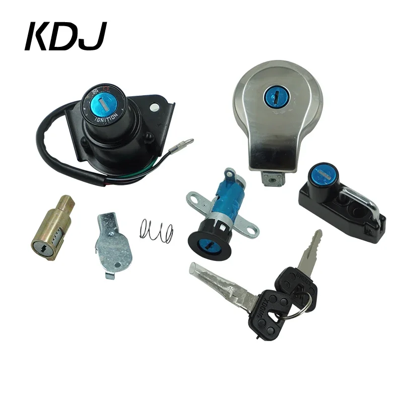 Motorcycle Ignition Switch Lock & Fuel Gas Cap Cover Key Set For Yamaha XV250 250 2UJ 3DM XV125 4RF Virago XV535 XV240 250 3LS