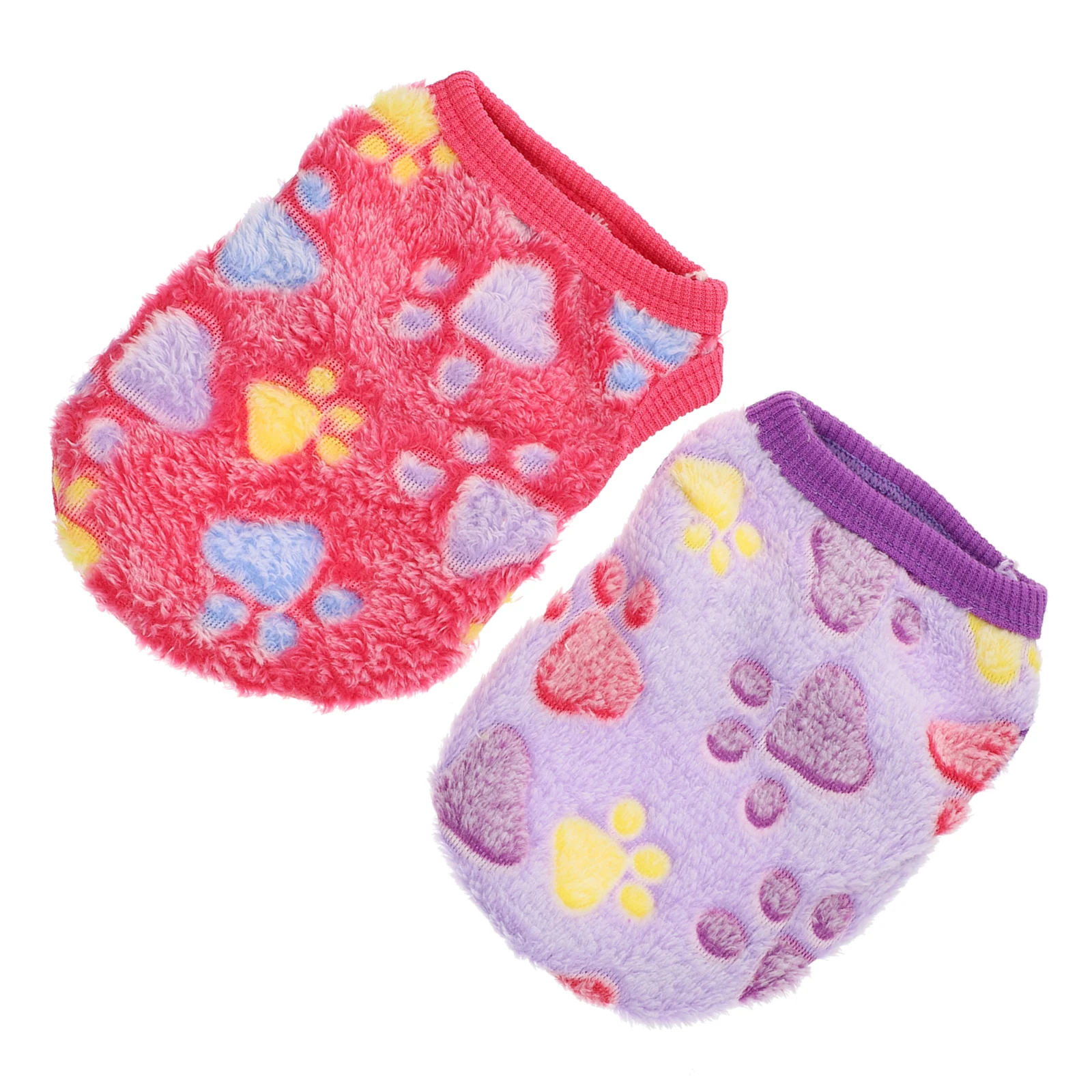 

2 Pcs Dog Clothes Rabbit Costume Puppy Hoodie Bunny Outfits Pet Apparel Small Shirts Vest Coat Bright Color Breathable