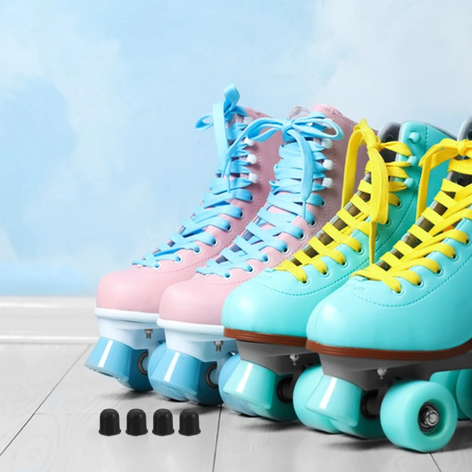 

10pcs Roller Skate Bushings Replacement For Men Kids Double Row Skating Durable Wear Resistant Accessories Team Sports