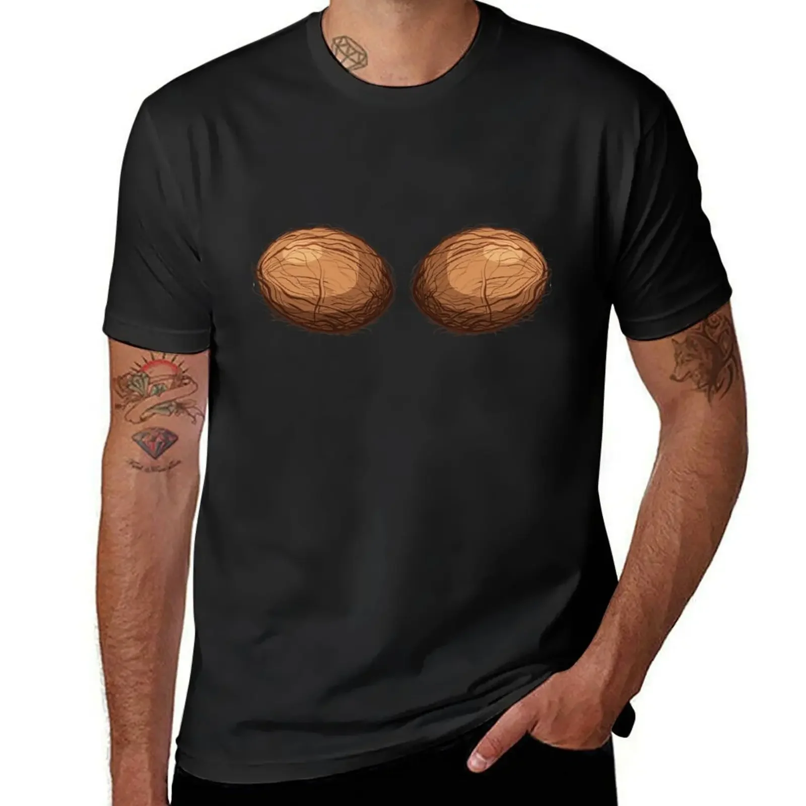 Coconuts bikini costume bra T-Shirt street wear anime clothes graphics men tshirt