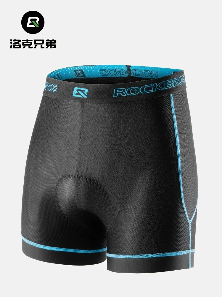 ROCKBROS Cycling Shorts Men Breathable Mesh Tights MTB Bike Underwear Riding Pants 3D Padded Shockproof Quick-Dry Sweatpants