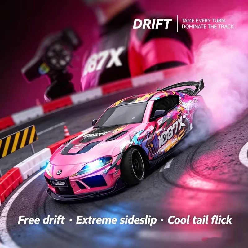 Rc Drift Car 1:43 Scale Remote Control Car Supra  Mini Simulation Racing Car Track For Adult Hobby Vehicle Toy