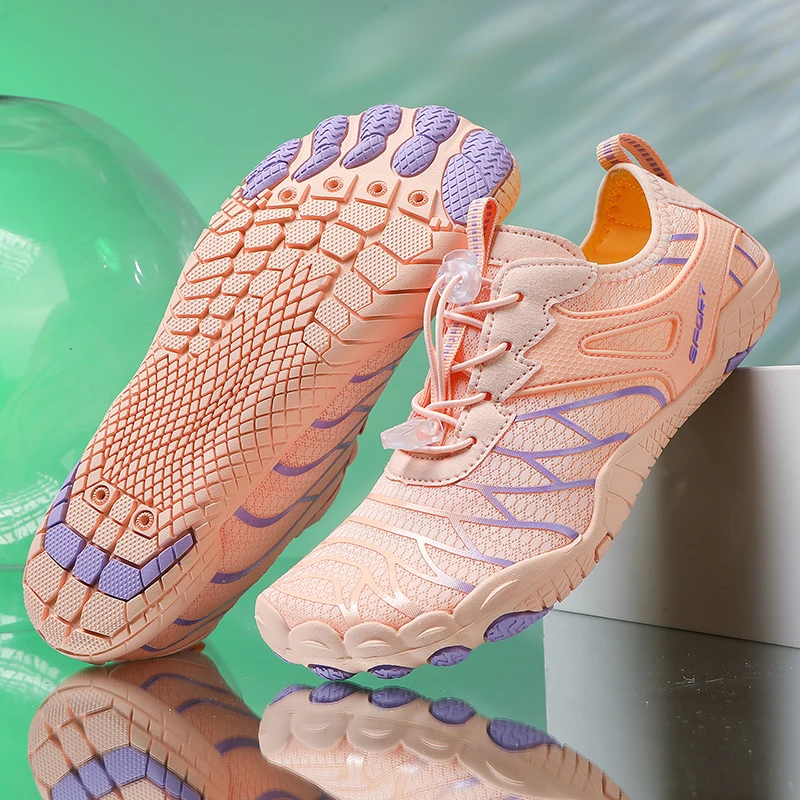 Breathable Water Shoes Unisex Non-slip Soft Sole Wading Sneakers Quick Dry Aquatic Sports Shoes for Boating Zapatillas Mujer