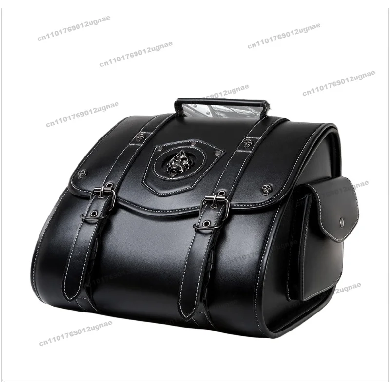 Retro Locomotive Trailer Outdoor Riding Device Modification Bag for Harley Motorcycle