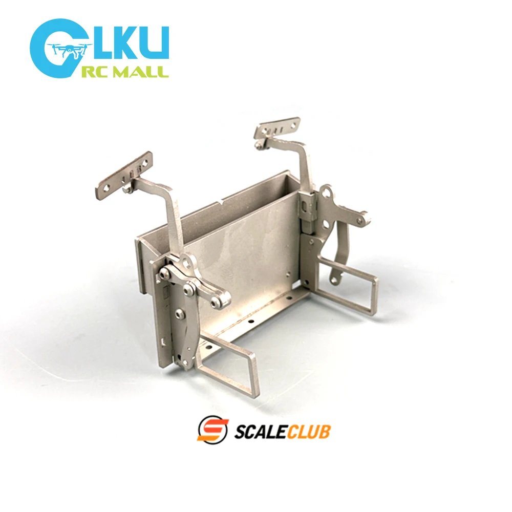 Scaleclub 1/14 Tamiya adapts TGS metal car shell head beam CAB rotating bracket flip hinge