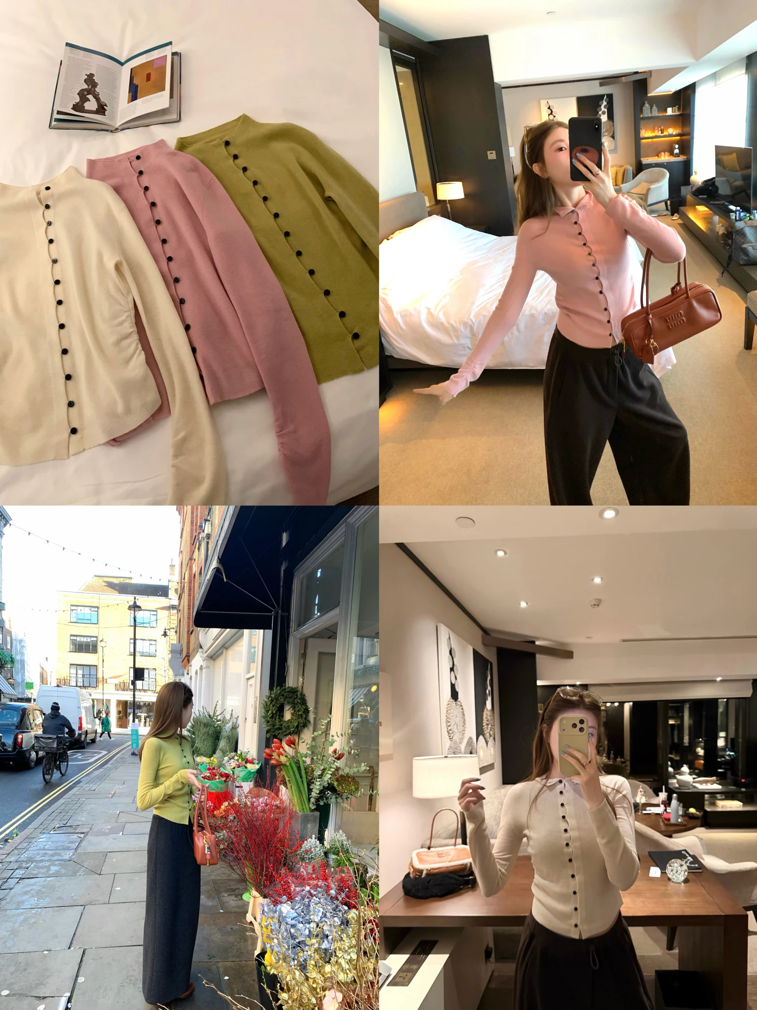 

Теплый вязаный свитер из 100% шерсти, на пуговицах, приталенный, женский, повседневный, с длинными рукавами, средней длины, Realzz Official