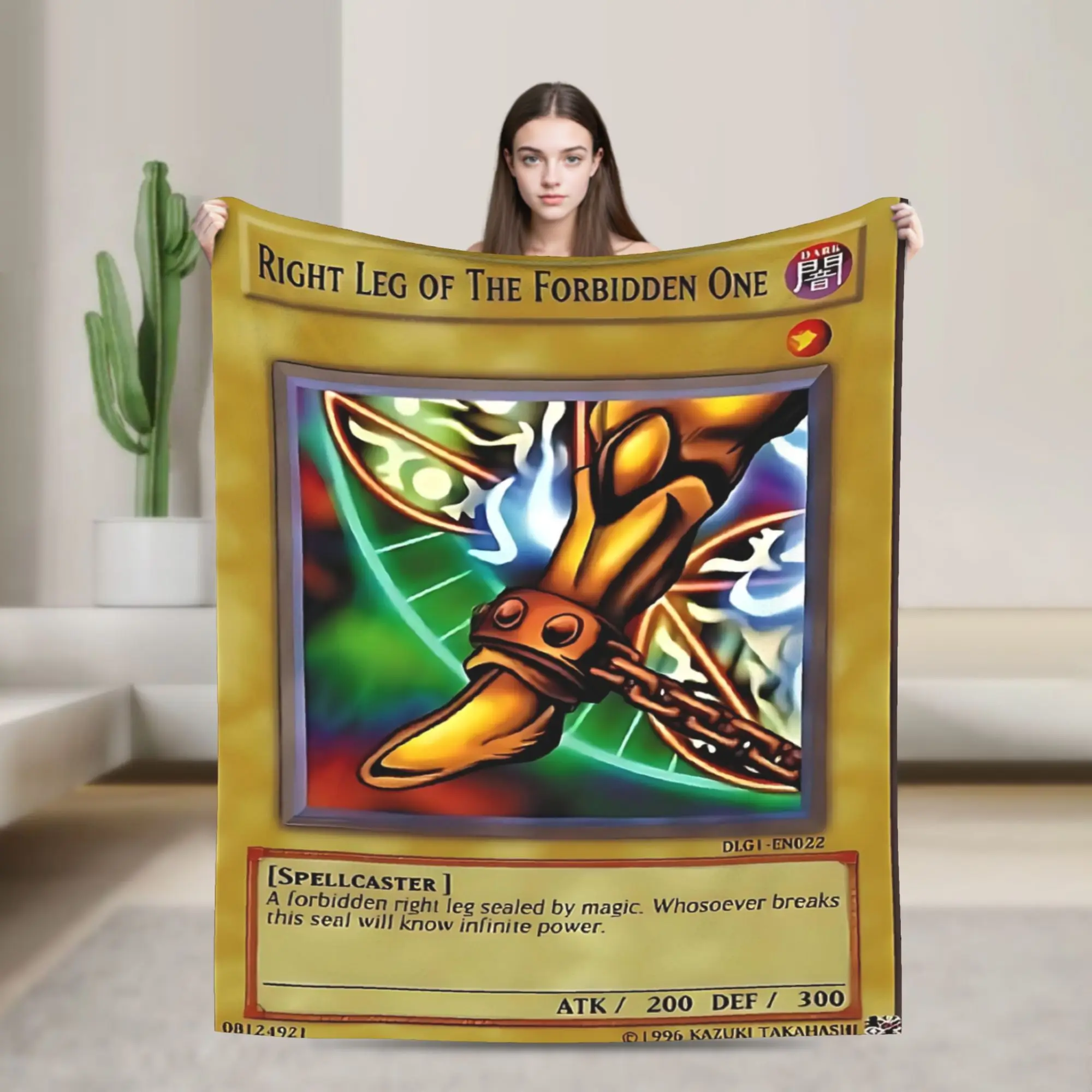 Yu-Gi-Oh Right Leg Of The Forbidden One  Blanket Multi-size Cozy and Lightweight  Throw Blankets for Couch Sofa and Bed