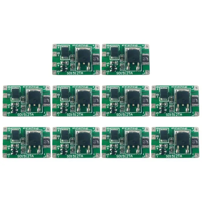 

A14E-10PCS SD1512TA Solar Controller Charging Street Light Switch Circuit Board Lithium Battery Charg Board