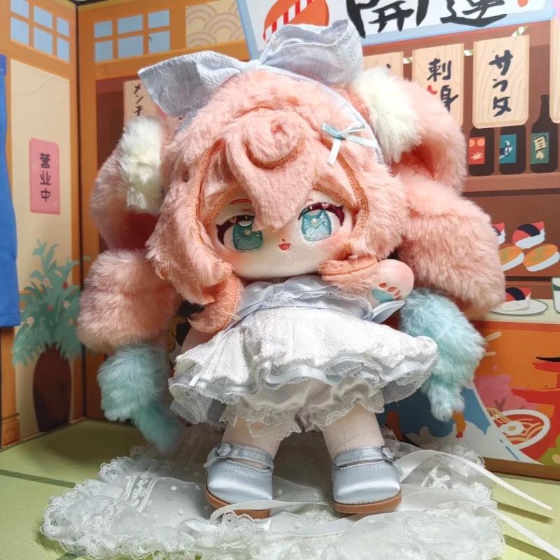 

20cm Anime Honkai:Star Rail Hyacine Plush Dress-Up Cotton Doll Cute Body Plushie Toys Cosplay Decor Fans Girls Birthday Gifts