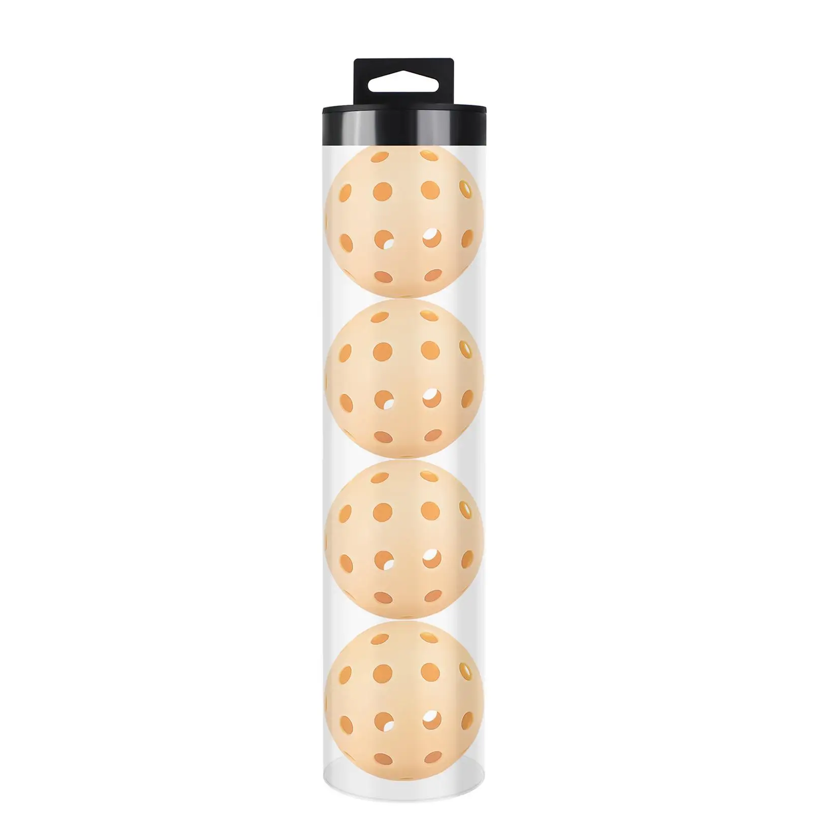 ลูกเทนนิสสามารถผู้ถือ Pickleball Ball Storage Tube ทนทานเทนนิสหลอดพร้อมฝาปิด Pickleball Organizer สําหรับกอล์ฟกลางแจ้งการฝึกอบรม