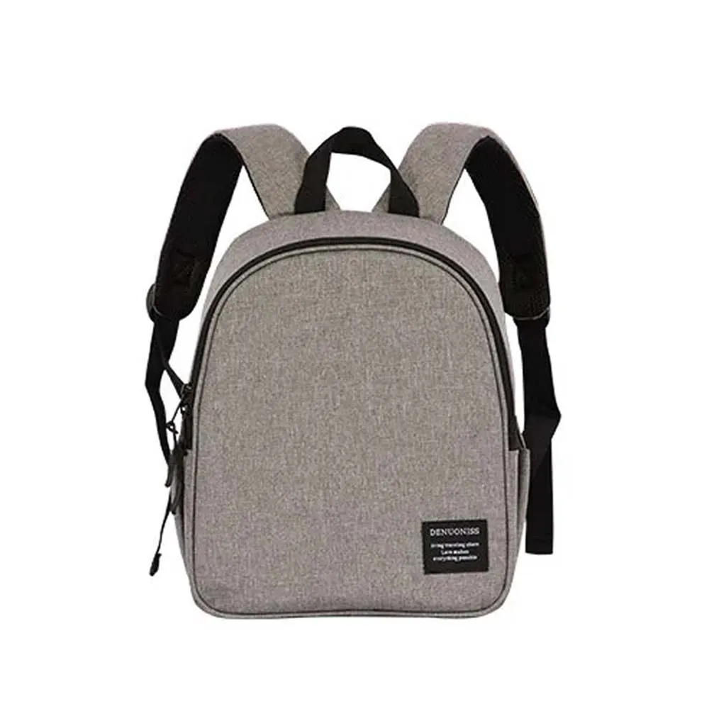 DENUONISS kadın küçük soğutucu sırt çantası kadın su geçirmez için cepler ile çocuk Mini yumuşak yürümeye başlayan sırt çantası soğutucu