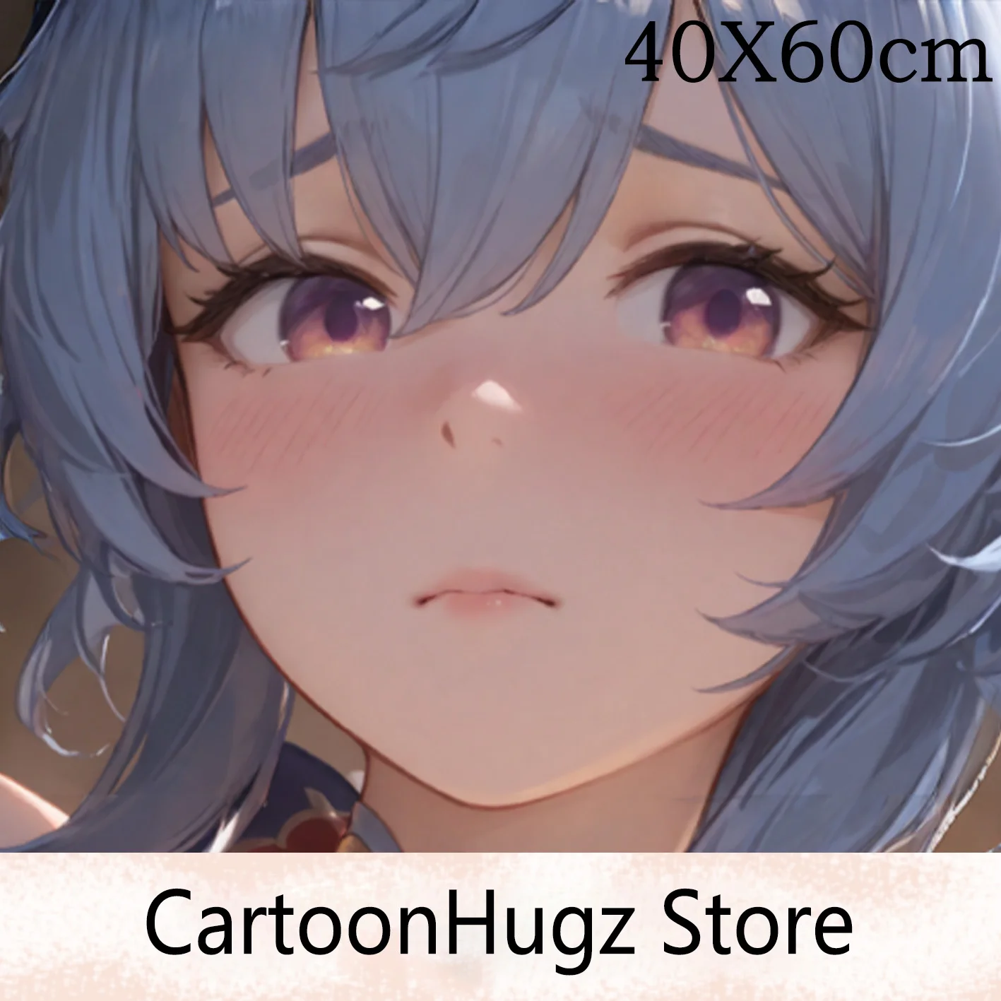 Genshin Impact Ganyu Anime 40x60cm Dakimakura Pillow Cover Home Bedroom Decor Cushion Case Without Inner