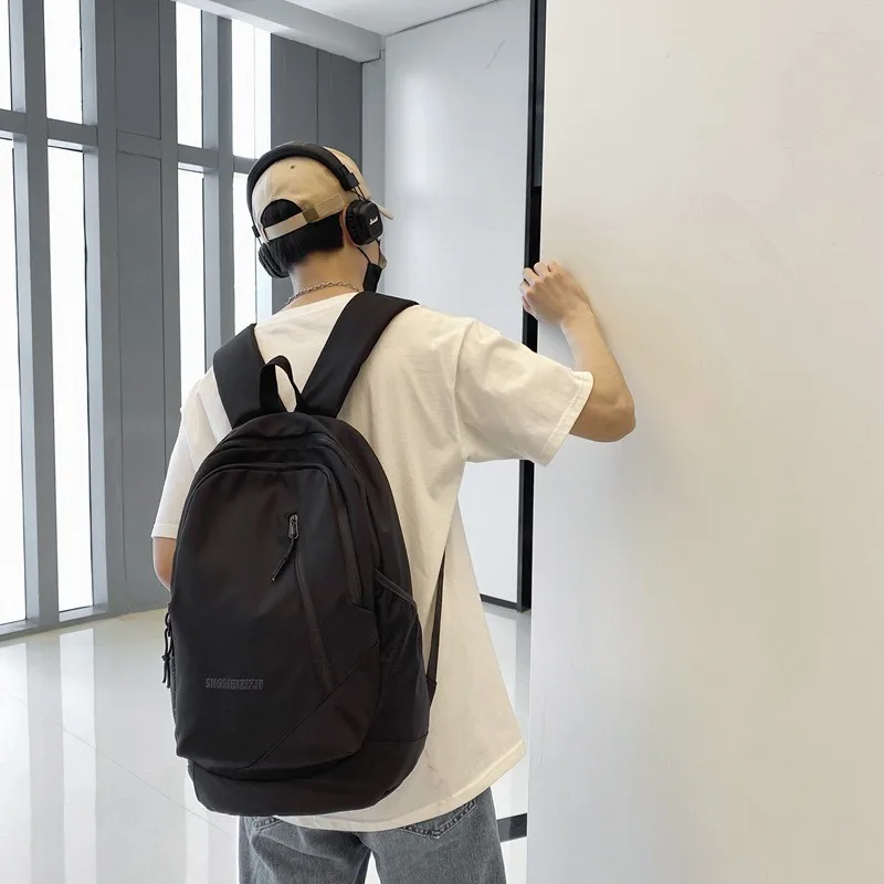 2023 Women Backpack Large Capacity Light Weight Couple's Design Oxford Computer Bag Travel Nylon Bag School Bags