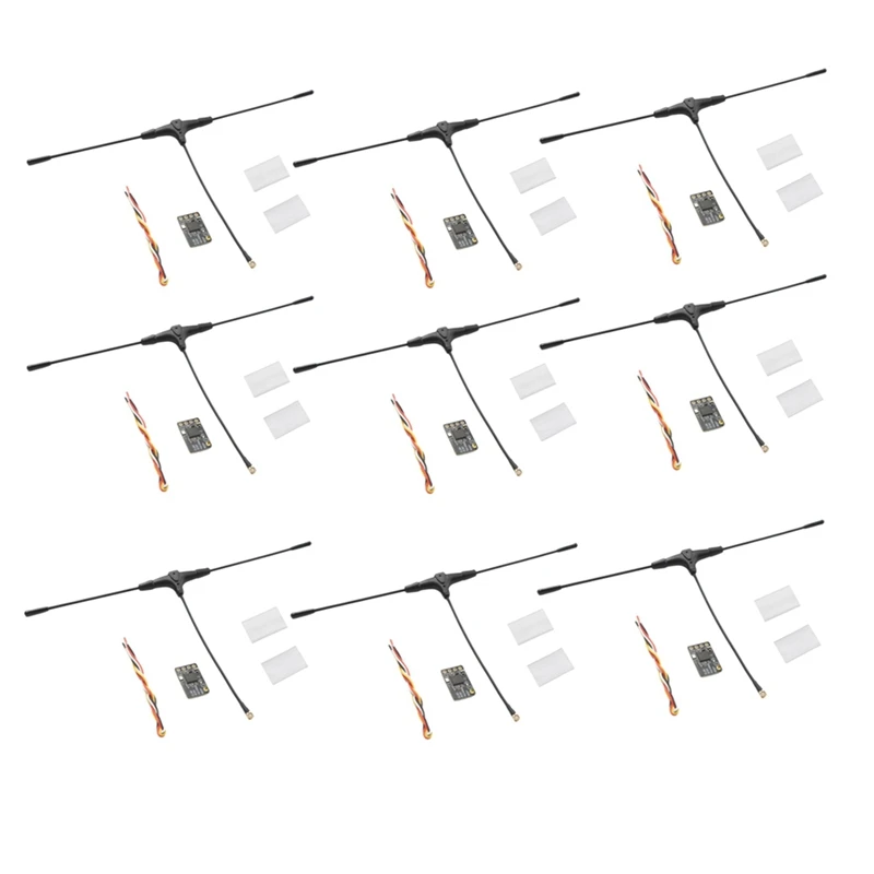 

9PCS ELRS NANO 915Mhz RX EXPRESSLRS Nano Long Range Receiver For RC FPV Long Range Racing Drone Quadcopter