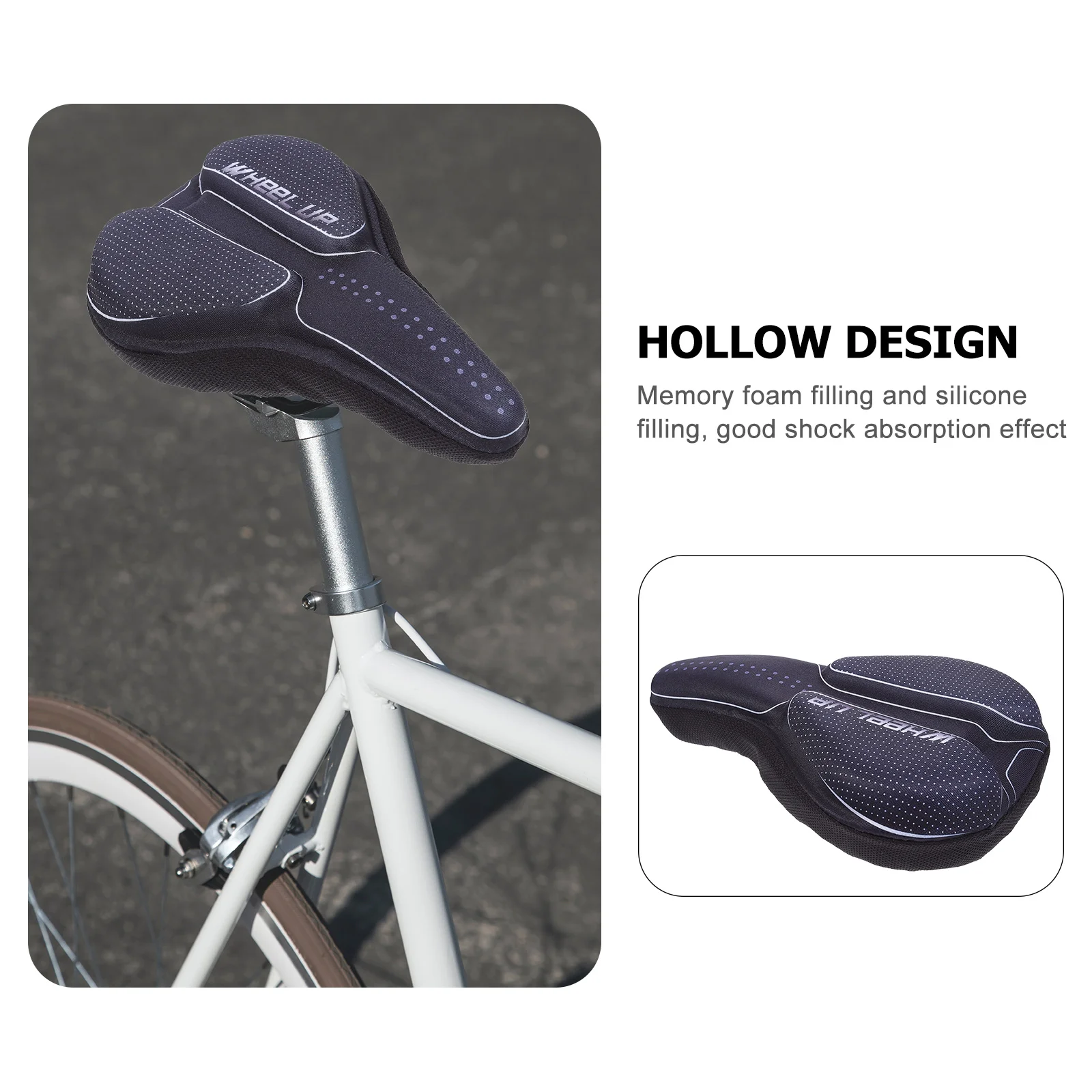 Cushion Cover Bike Seat Bikes Silicone Accessory Cycling Saddle Mountain Universal