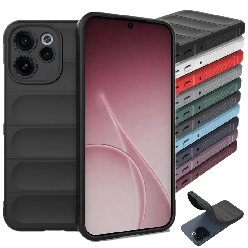 Funda Flexible con Sensación de Piel Suave para OPPO Reno 15 Pro Max 15F 15FS Reno15 F FS 5G, Funda Protectora Antigolpes