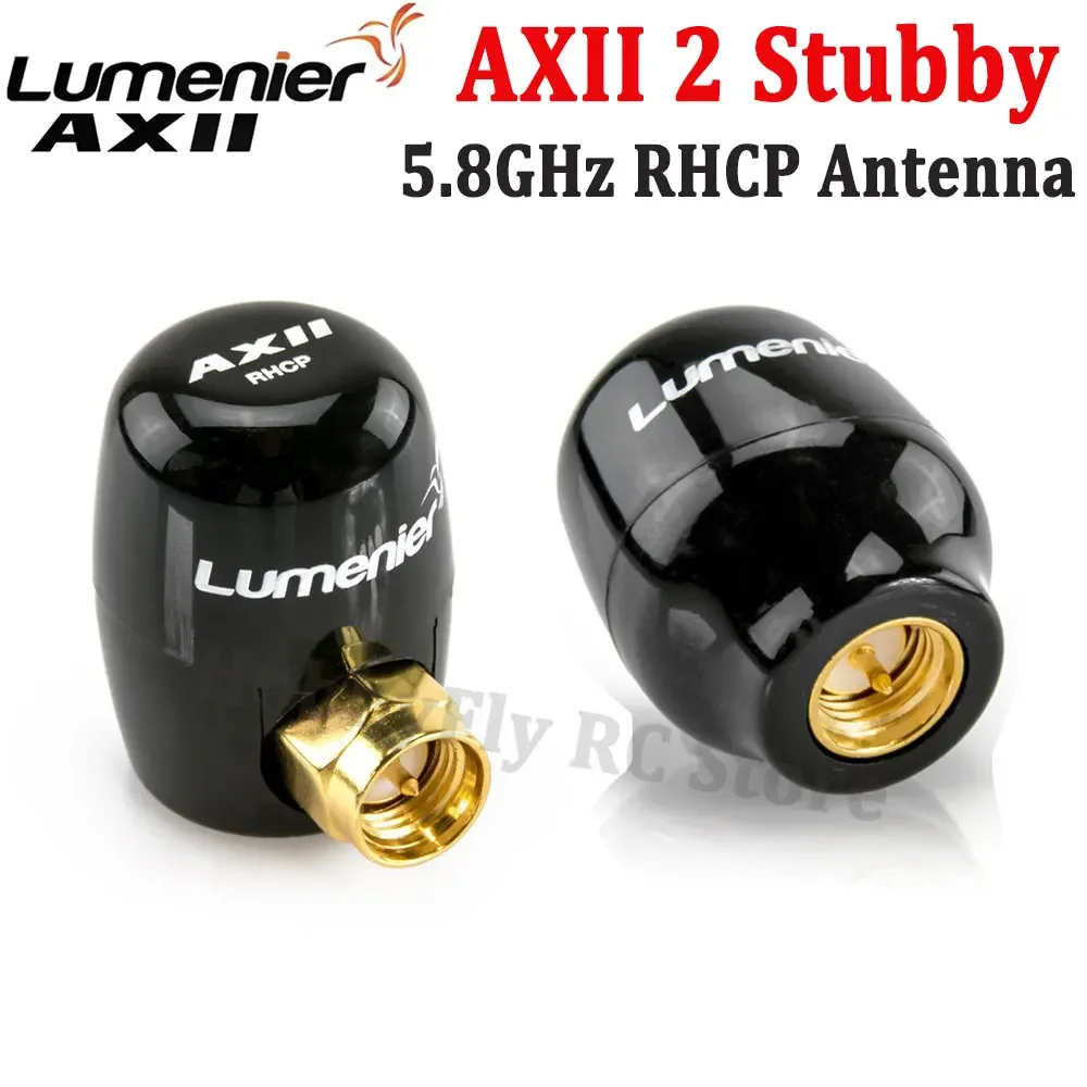 Lumenier AXII 2 Stubby 5,8 GHz 2.2dBi ganancia FPV antena RHCP para Fatshark EV200D FPV gafas FPV RC Racing Drone modelos DIY Juguetes