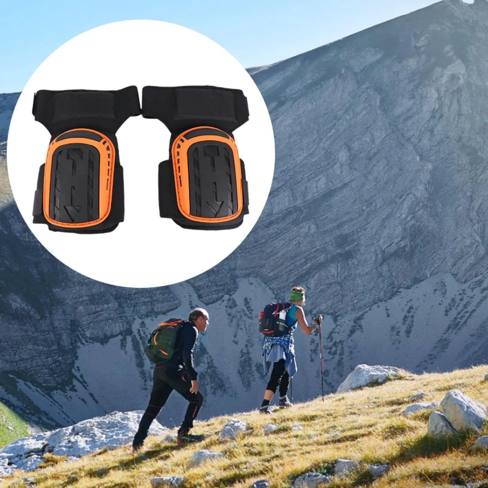 2Pcs Work Kneepads Heavy Duty Knee Pads for Work for Hunting Scooter