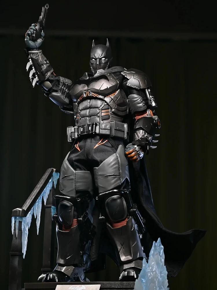 

100% Hot Toys Batman Arkham Origins Thermal Armor Batman 1/6 Ratio 33cm Model Movie Peripheral Desktop Decoration Collectible